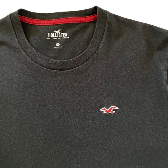 Hollister Co Must Have Collection Black T-Shirt Men’s Size Medium - Picture 6 of 8
